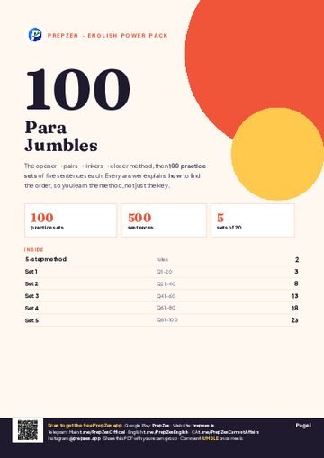 Para Jumbles 100 PDF cover